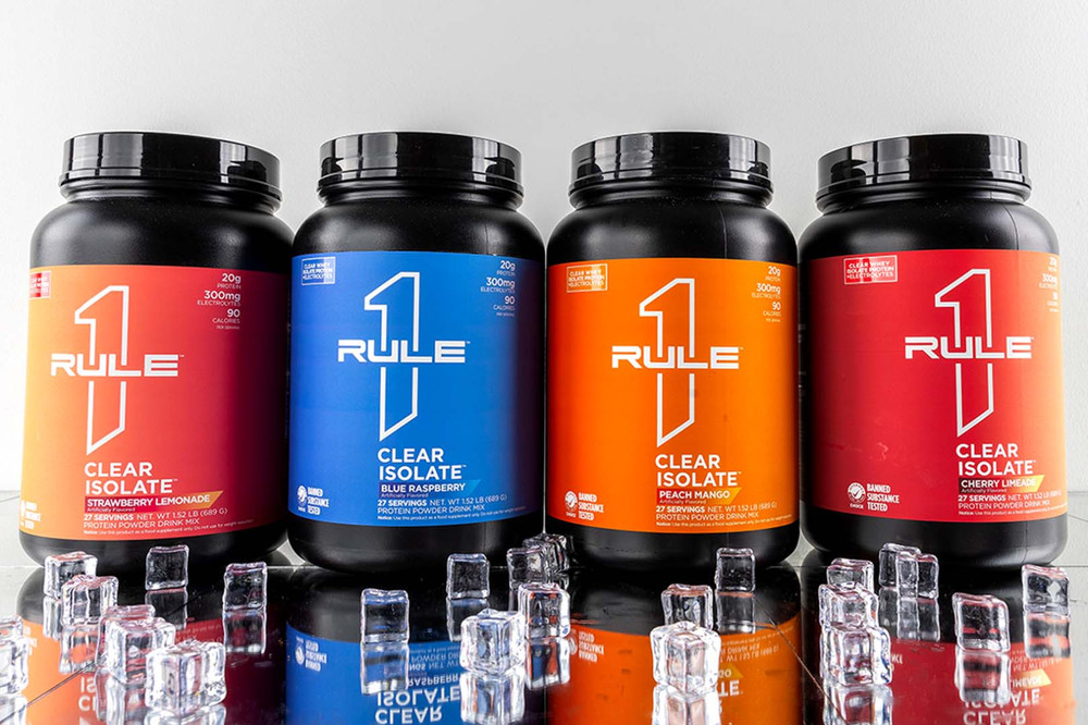 RULE ONE PROTEINS R1 CLEAR WHEY ISOLATE Refreshing Electrolytes 27 Servings