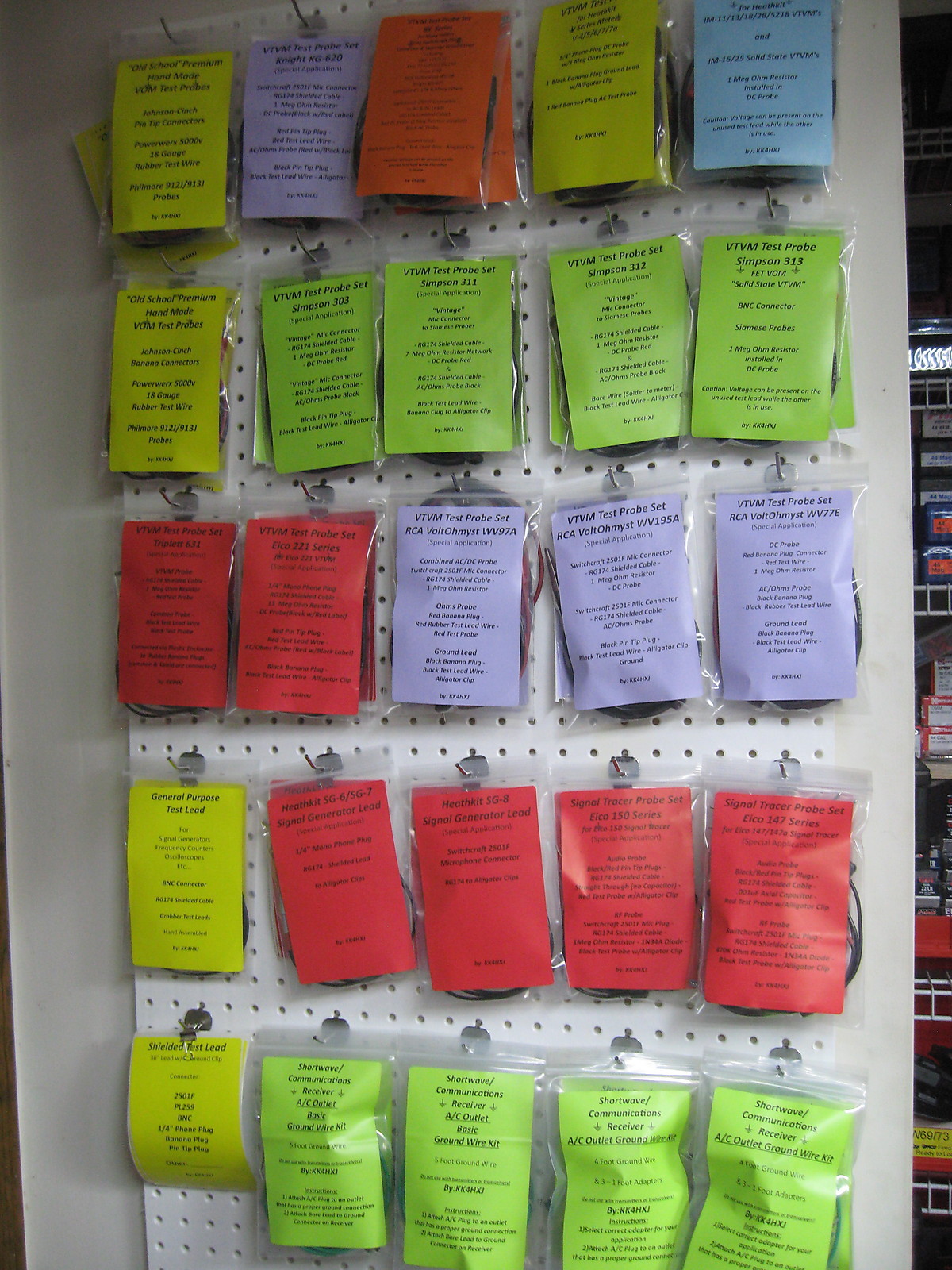 Custom Signal Generator Test Lead - Heathkit SG-8/IG-102/BK E-200D/Eico324& more