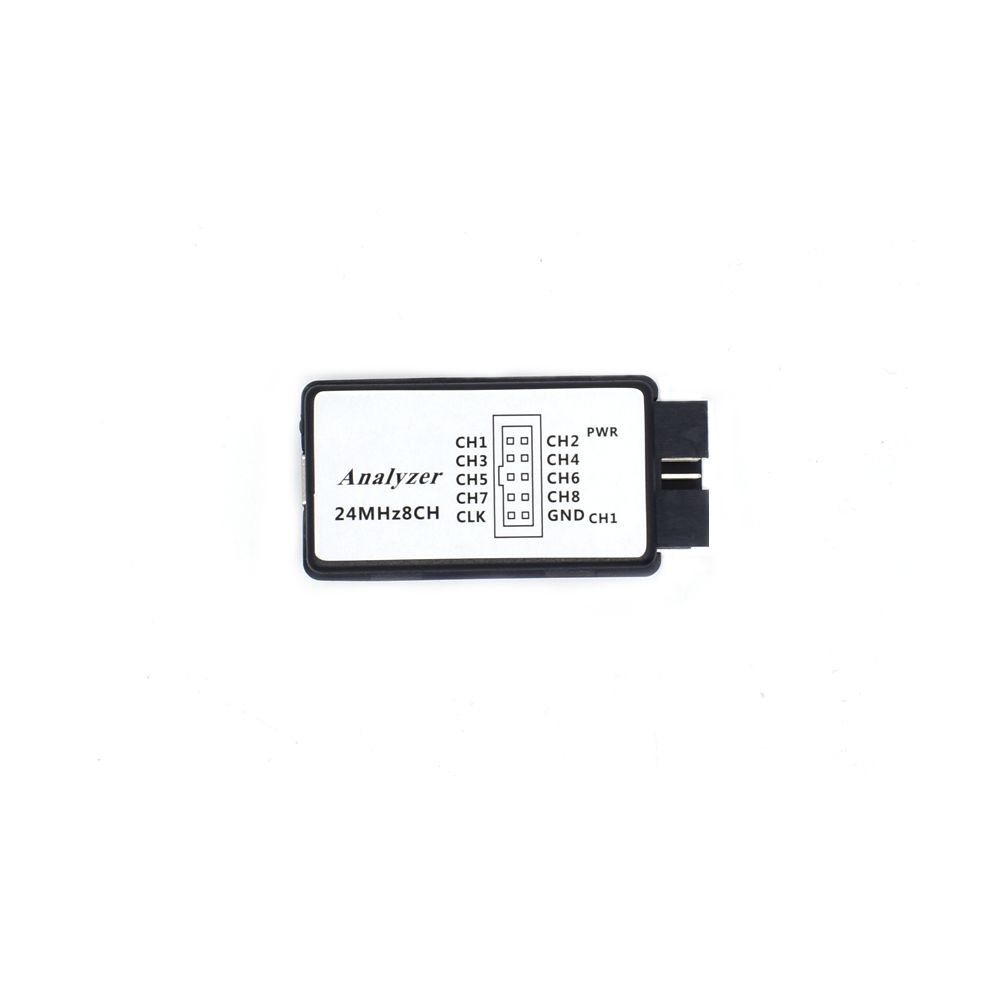 USB Logic Analyzer Debugger 8Channel 24 Per Seconds for ARM FPGA 24MHz Black