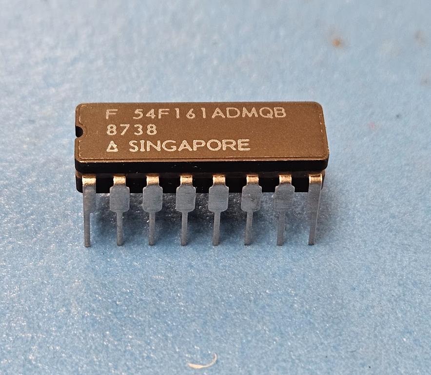 (1PC) 54LS161ADMQB Binary Counter, Synchronous, 4-Bit, Up Direction, TTL, CDIP16