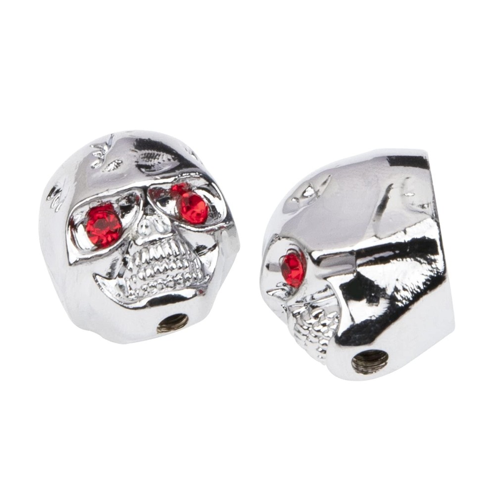 4Pcs Electric Guitar Tone Knobs - Skull Head Knobs Compatible with Electric G...