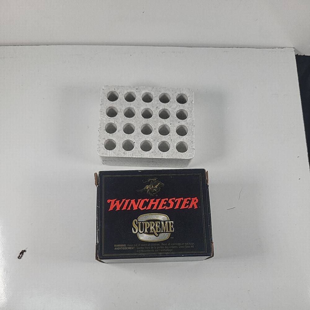 Winchester Supreme 380 W/Insert Empty Ammo Box