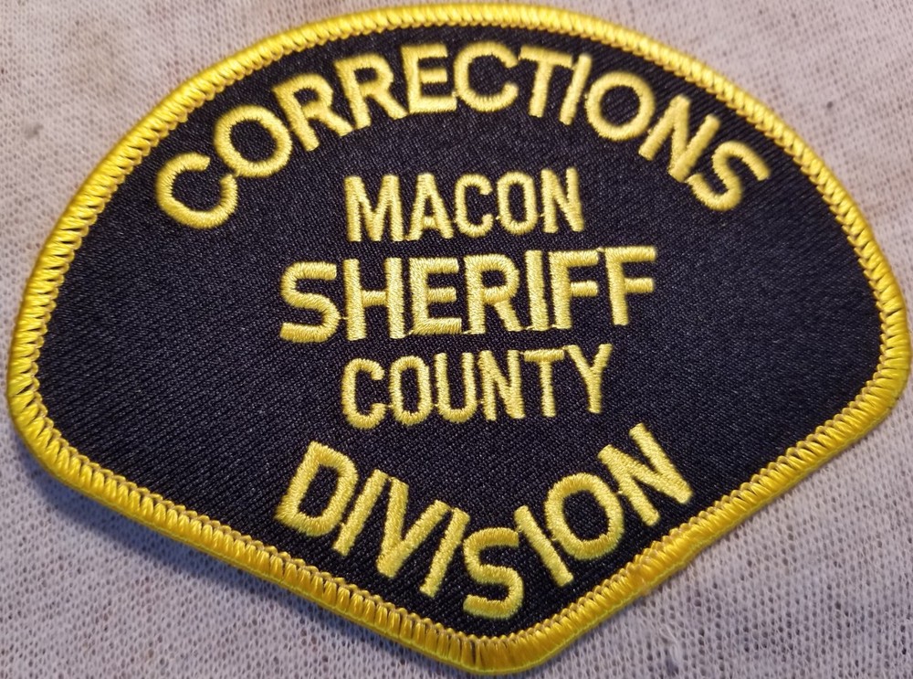 IL Macon County Illinois Corrections Sheriff Patch