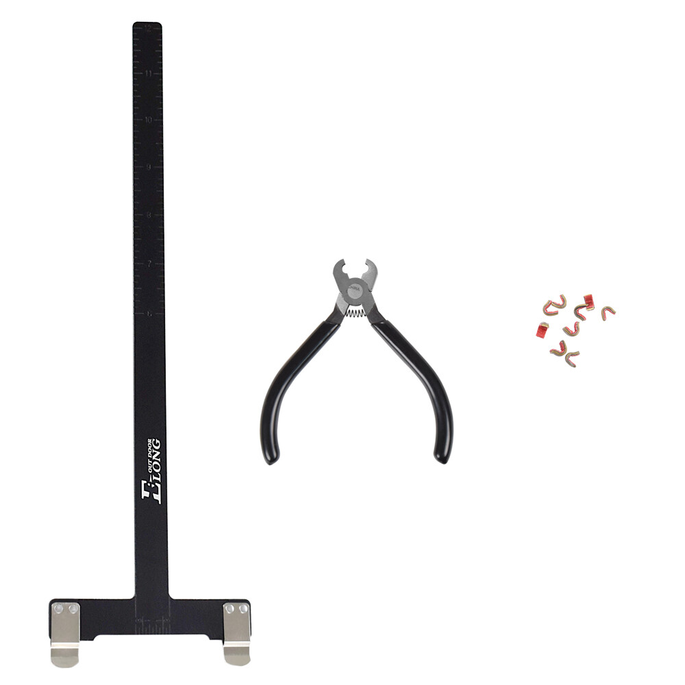 Bow Archery Nock Pliers Set 4 String Nocking Points Bow T Square Shooting Target