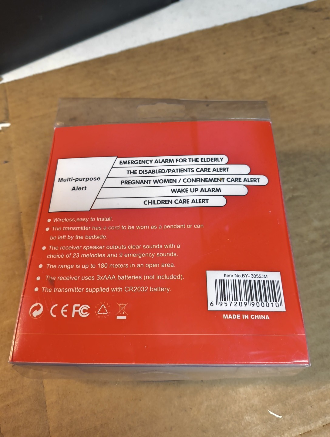 Home Care Alert Elderly Disabled Pregnant Child Care Or Wake Up Alarm