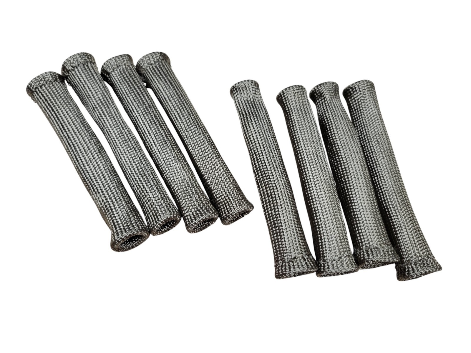 Universal 8 Heat Shield Wrap Slip On Spark Plug Wire Insulator Sleeve Titanium