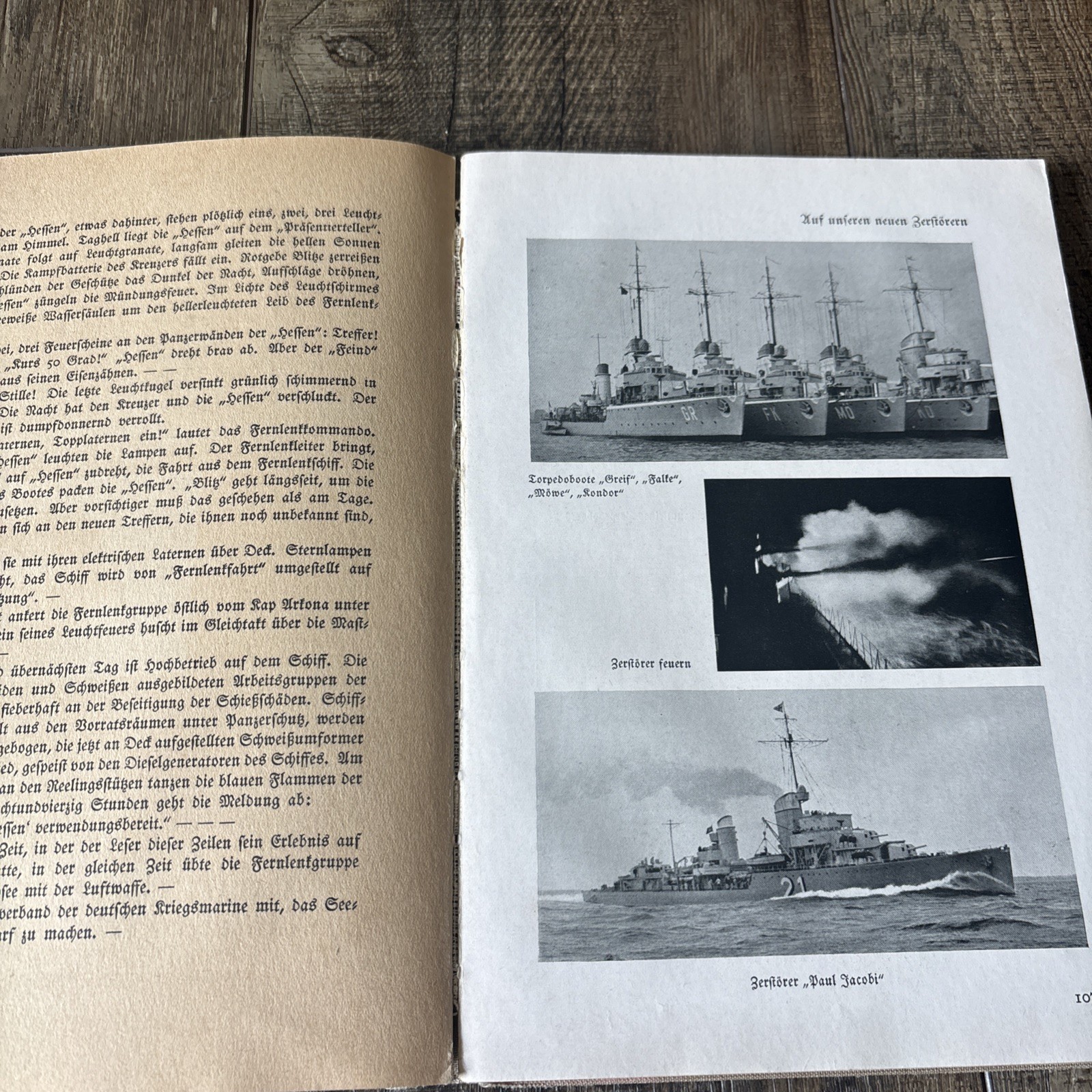 Fahrbuch Der Deutchen Kriegsmarine 1939 print German WWII Very Rare!