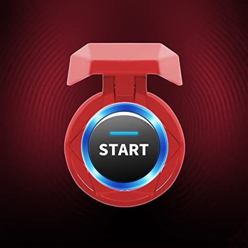 Push to Start Button Cover Universal Car Engine Ignition Start Stop Push Red