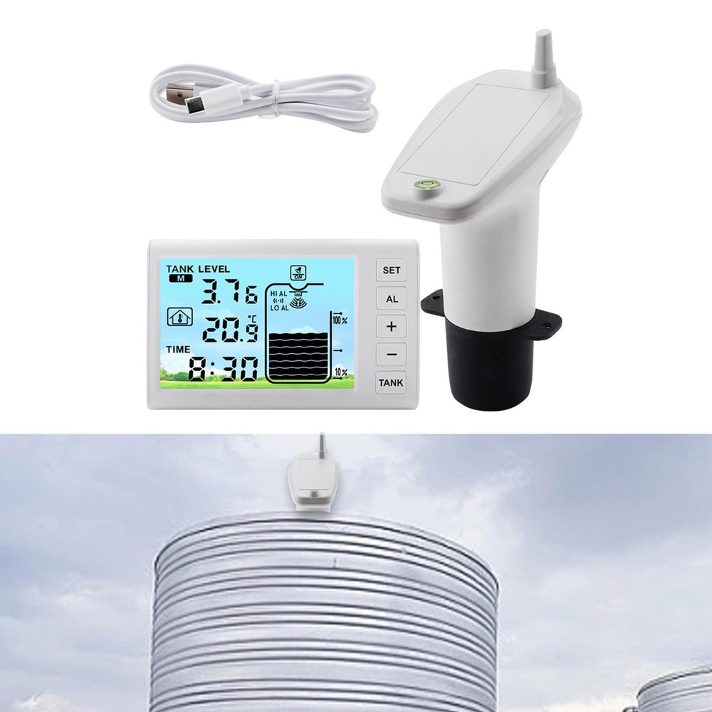 Liquid Depth Level Meter Temperature Display Level Transducer