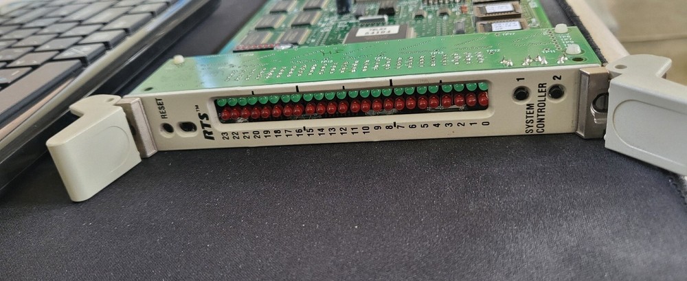 RTS TELEX ADAM SYSTEM CONTROLLER board 9030-7514 + CONTROLLER BACK CARD