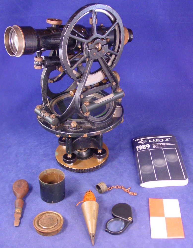 1923 Gurley Surveying Smith Solar Transit w/box missing Smith attachment