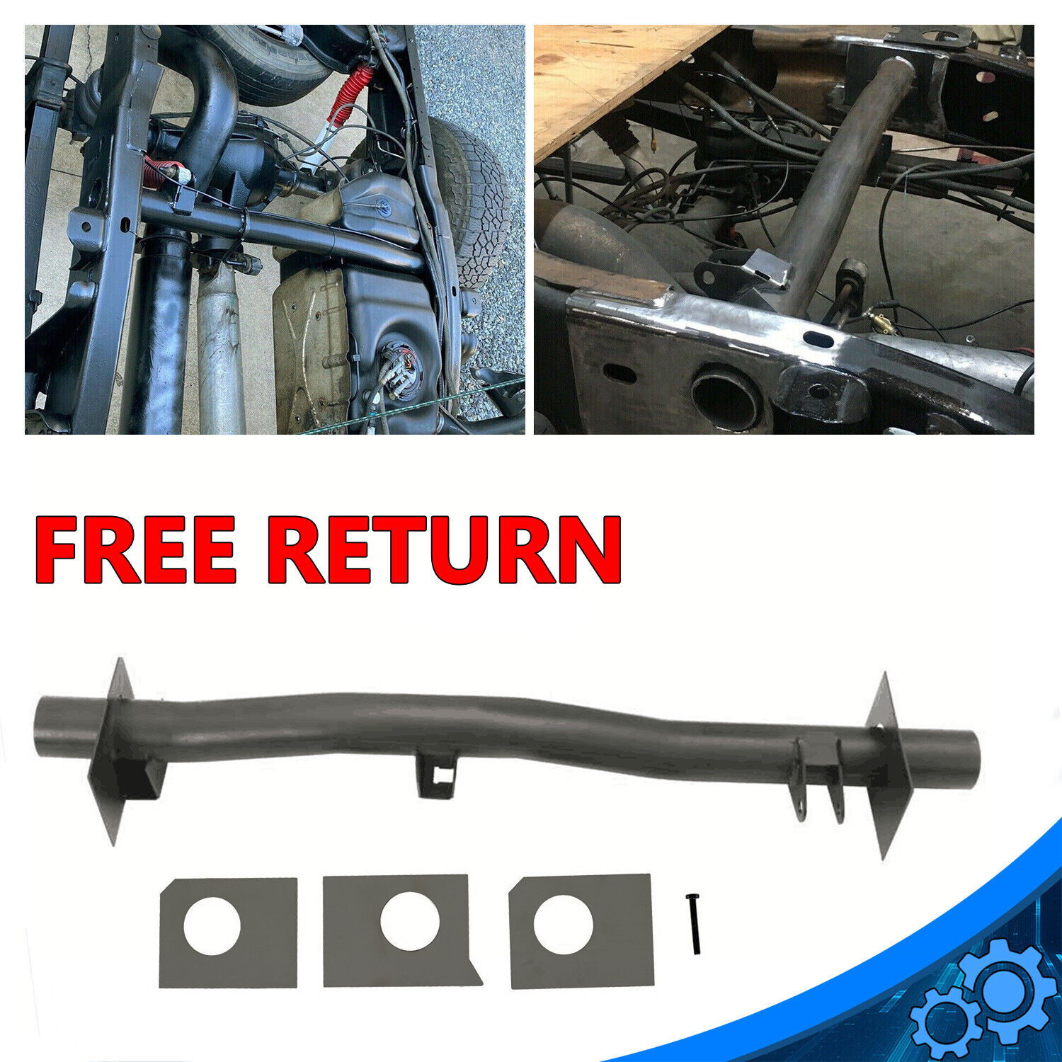 Rear Tank Support Crossmember For 01-10 Chevy Silverado GMC Sierra 2500HD 3500HD