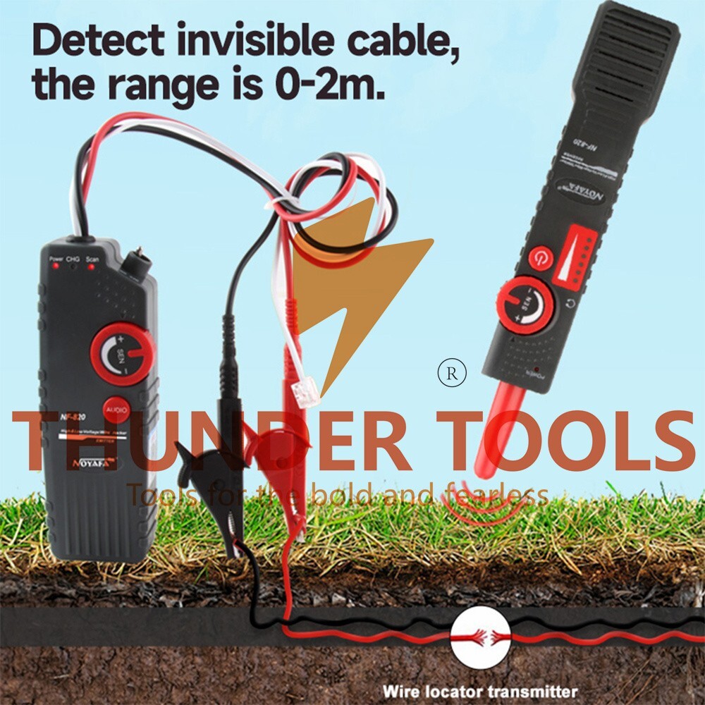 Thunder Tools NOYAFA NF-820 Anti-Interference Underground Cable Locator