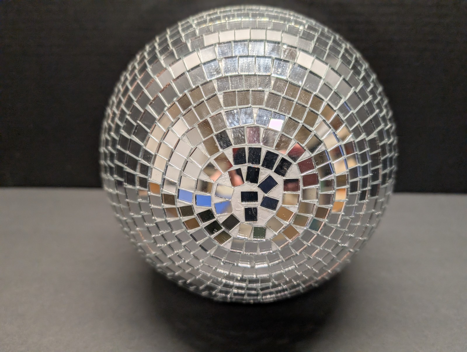 8" Disco Mirror Ball with Hanging Ring 70s Dance Party Music Room DJ 80s Funk