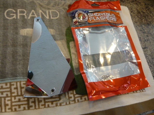 Shortbus Flasher 8" triangle flasher dipped