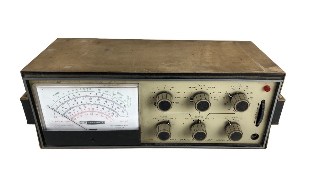 Vintage Heathkit IM-25 Solid State VOM Untested