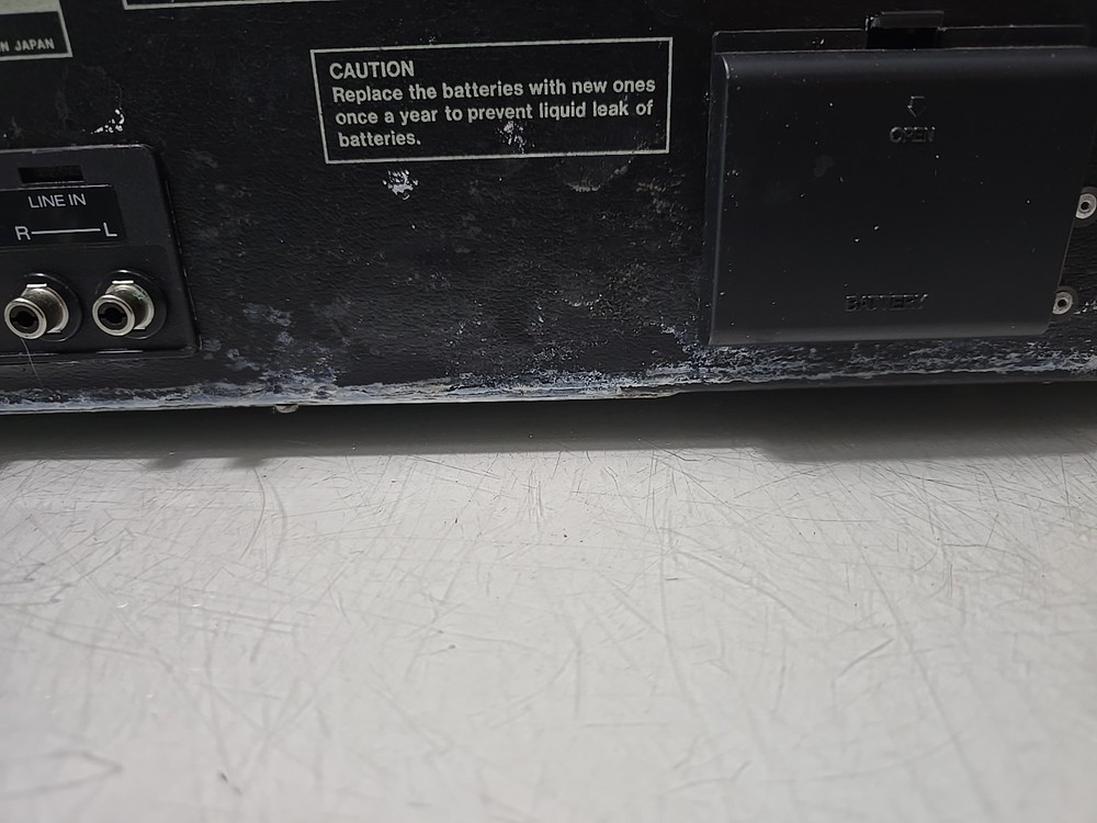 SHARP RT-3388A COMPUTER CONTROLLED CASSETTE DECK PLAYER, NOT WORKING FOR REPAIR