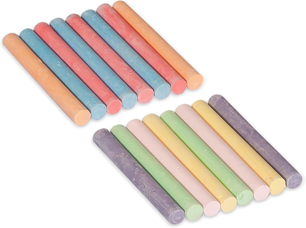 Colored Chalk, 16 Count 10801-48 , Assorted