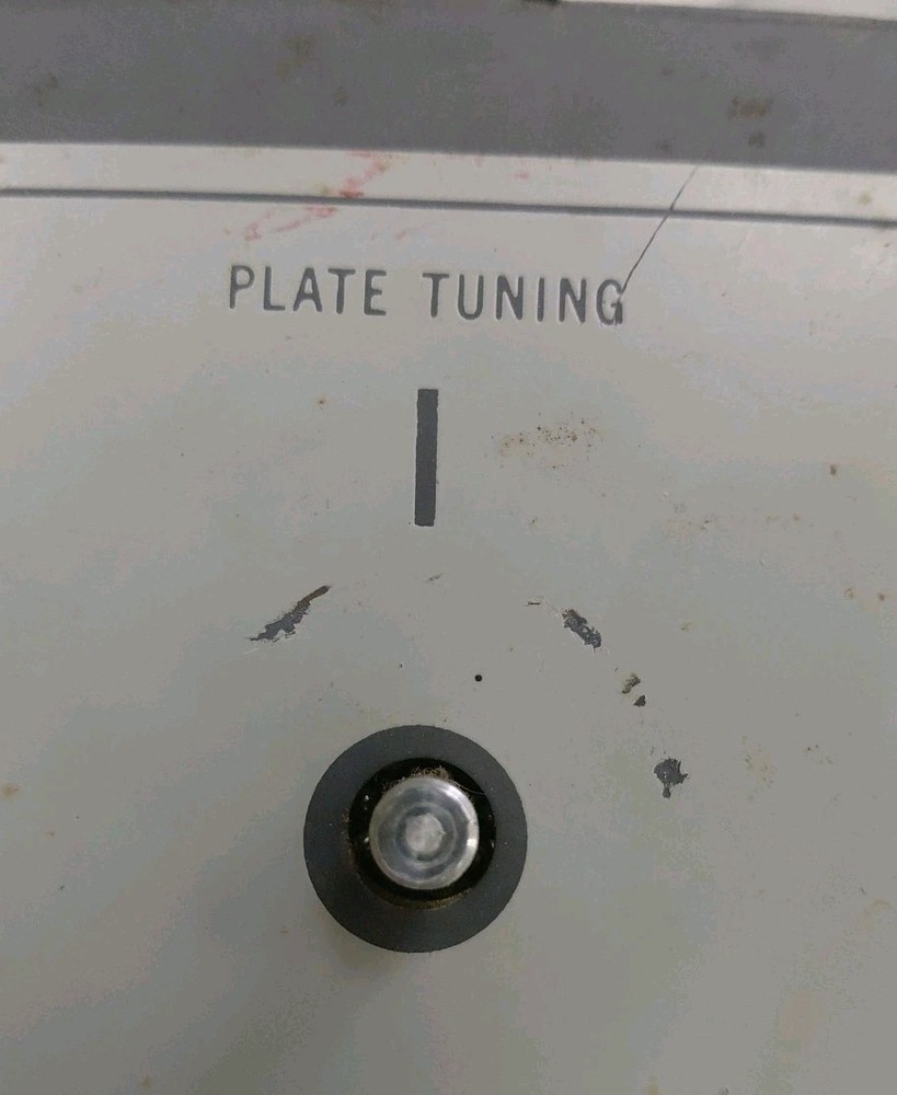 Hallicrafters HT-40  Plate tuning