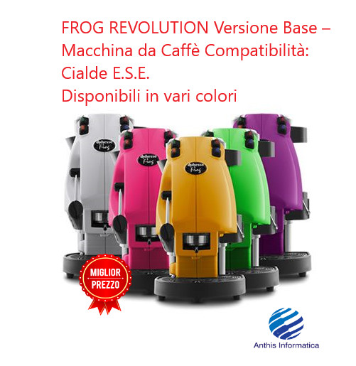 FROG REVOLUTION Basic Version - Coffee Machine Pods ESE 44MM - Various Colors