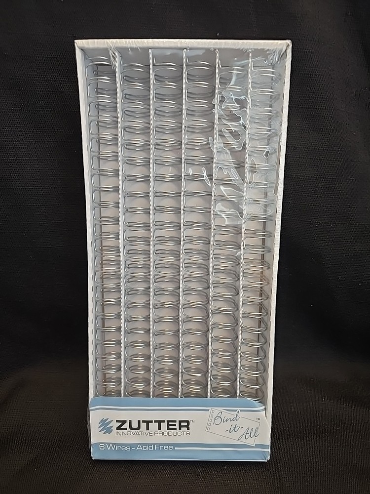 Zutter Book Binding Wire  3/4th Inch-    6 Spiral Wires