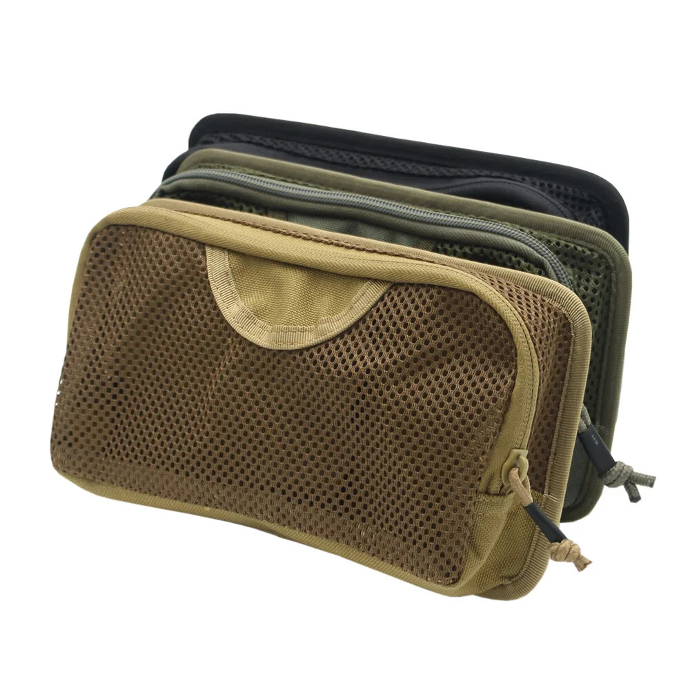 Tactical Internal Mesh Pocket Modular Insert Pouch Vest Backpack Bag