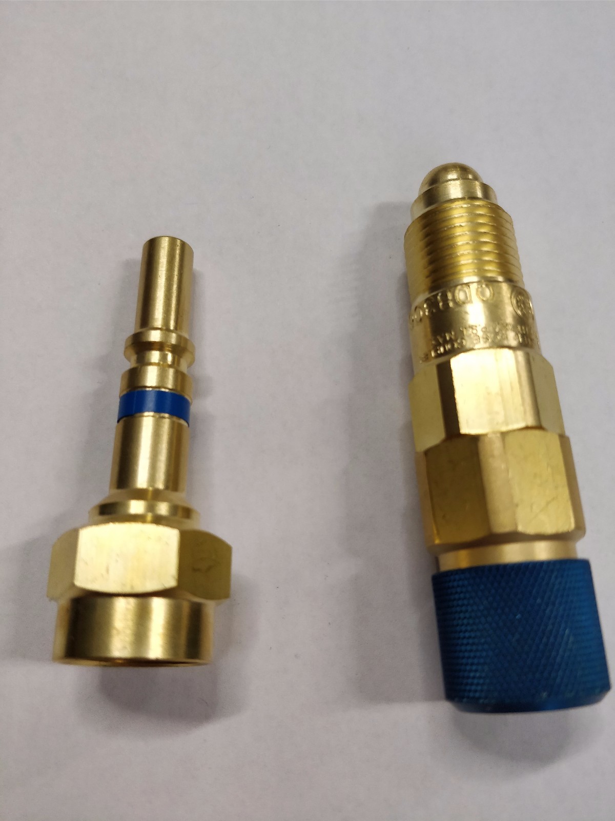 Argon Inert Gas Regulator to Hose Quick Connect/Connector Disconnect Set, QDB33