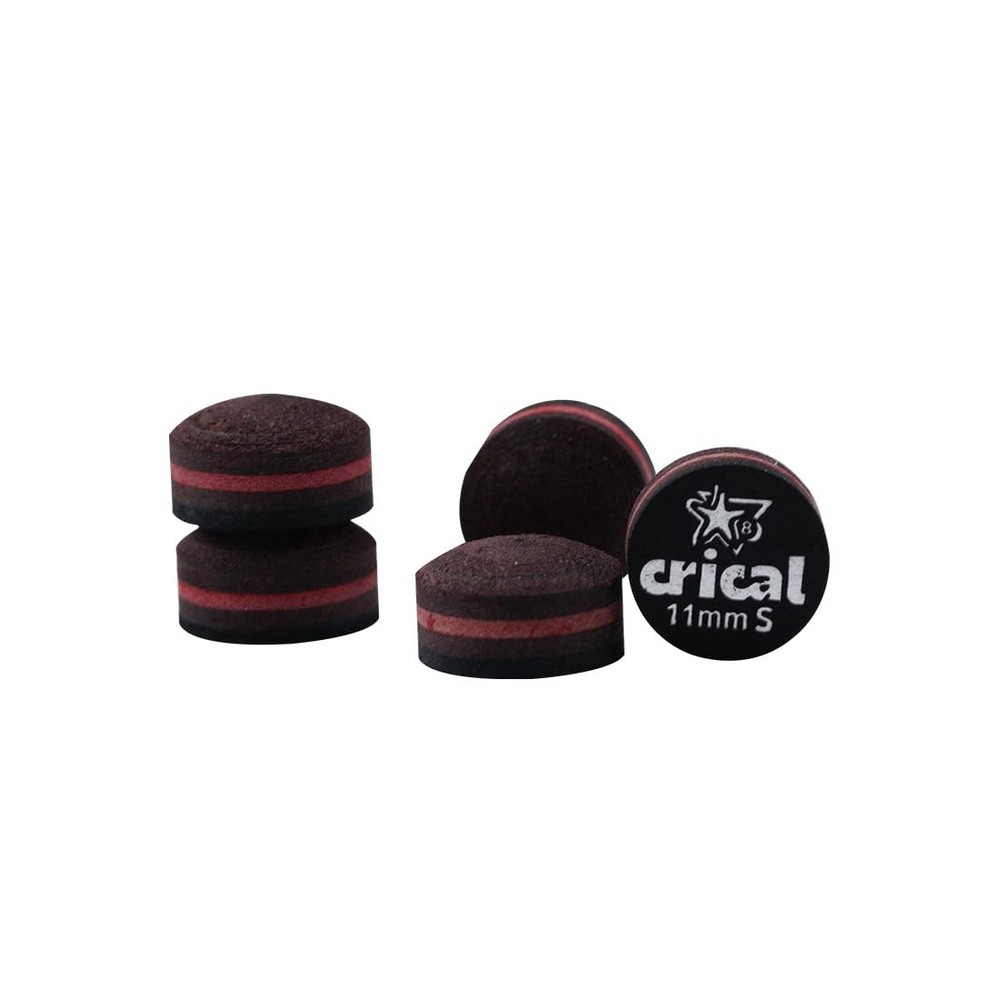 Pool Cue Tips 5 Layer Pooltick Tips (Hardnessoft/Medium/Hard) Billiard 11mm S