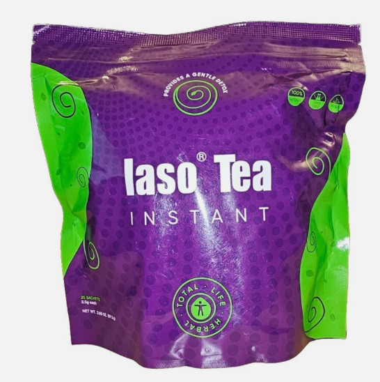 IASO NATURAL DETOX INSTANT HERBAL HEALTHY WEIGHT LOSS TEA - 25 SACHETS