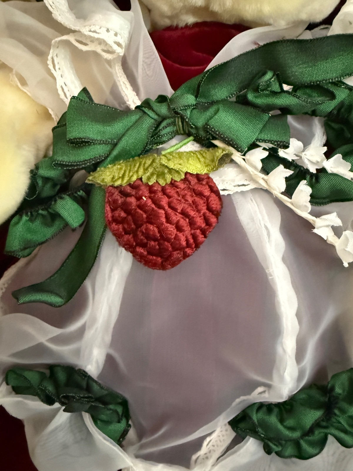 Bunnies By The Bay and Friends MISS WINTER STRAWBERRY Christmas Bunny NEW IN BOX