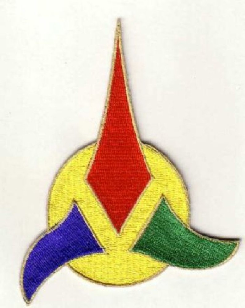 STAR TREK COLORED TRIFOIL PATCH - STK36