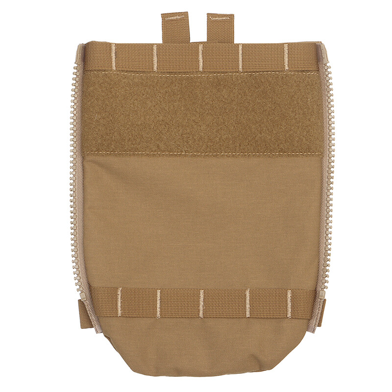 WoSporT Tactical MOLLE V5 Hydration Pouch Back Panel Double Zipper Multi-purpose