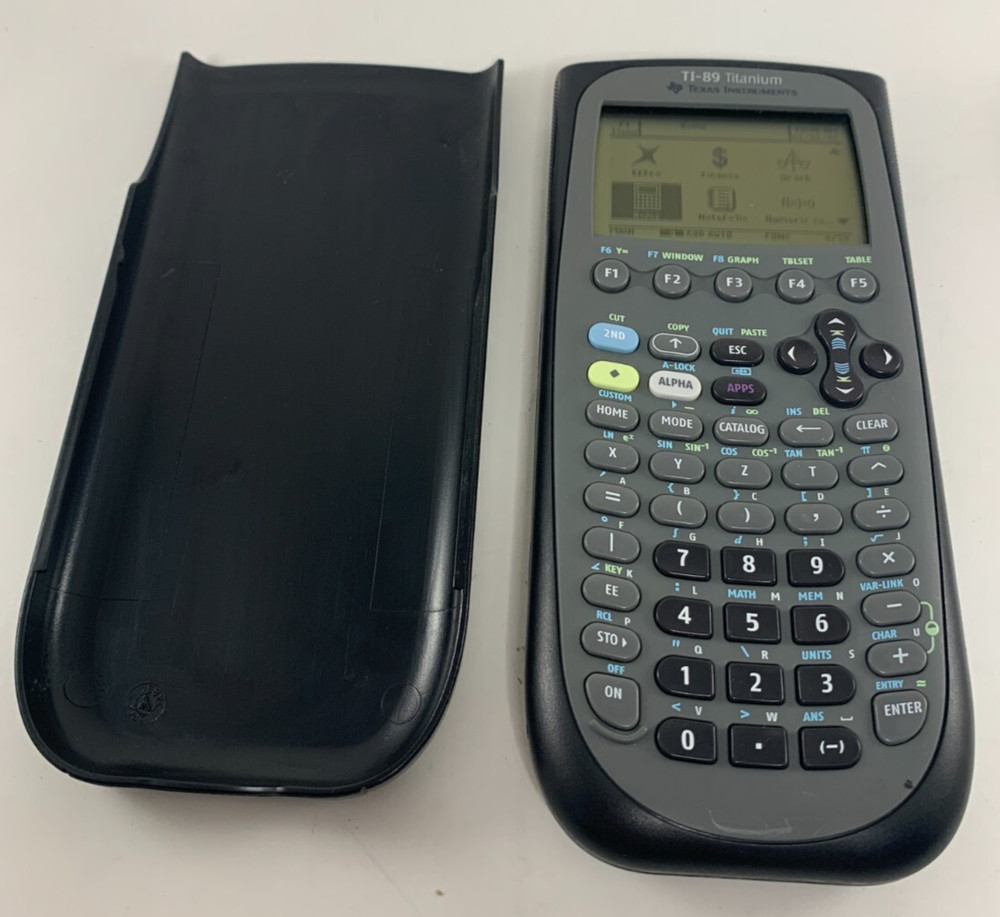 Texas Instruments TI-89 Titanium WORKING /w Cover