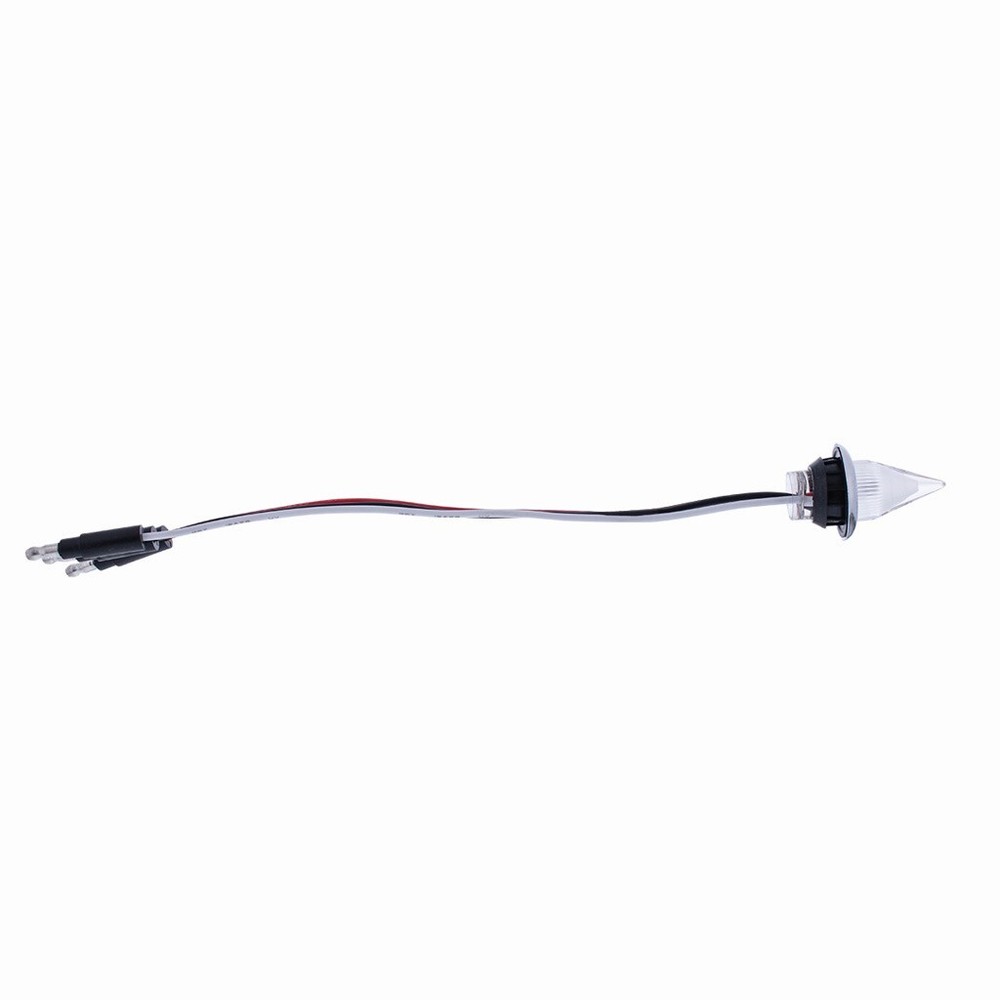 Blue LED / Clear Lens Dual Function Mini Spike Light SS Bezel Clearance/Marker