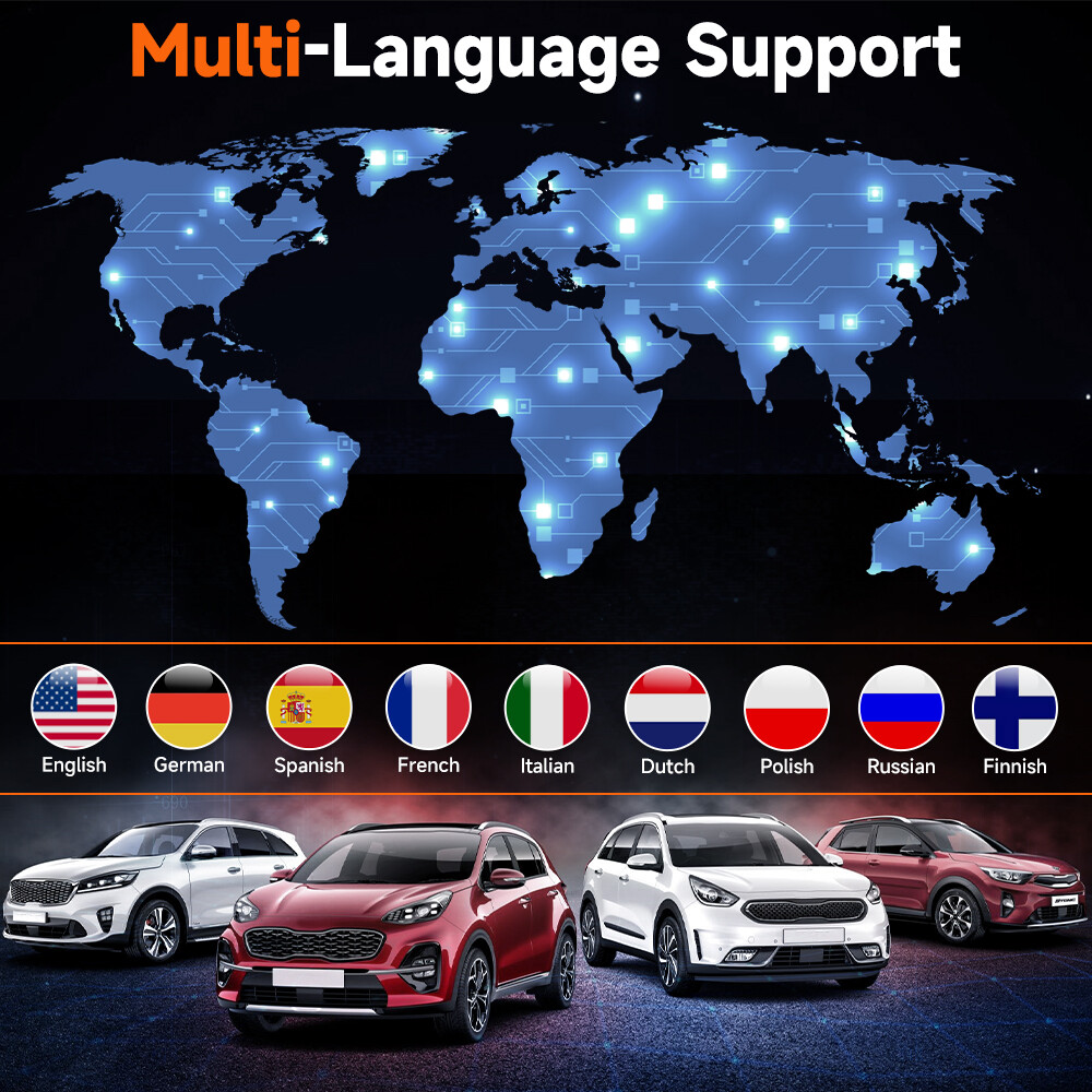 ANCEL AS200 OBD2 Code Reader Scanner Diagnostic Tool DTC Lookup I/M Readiness US