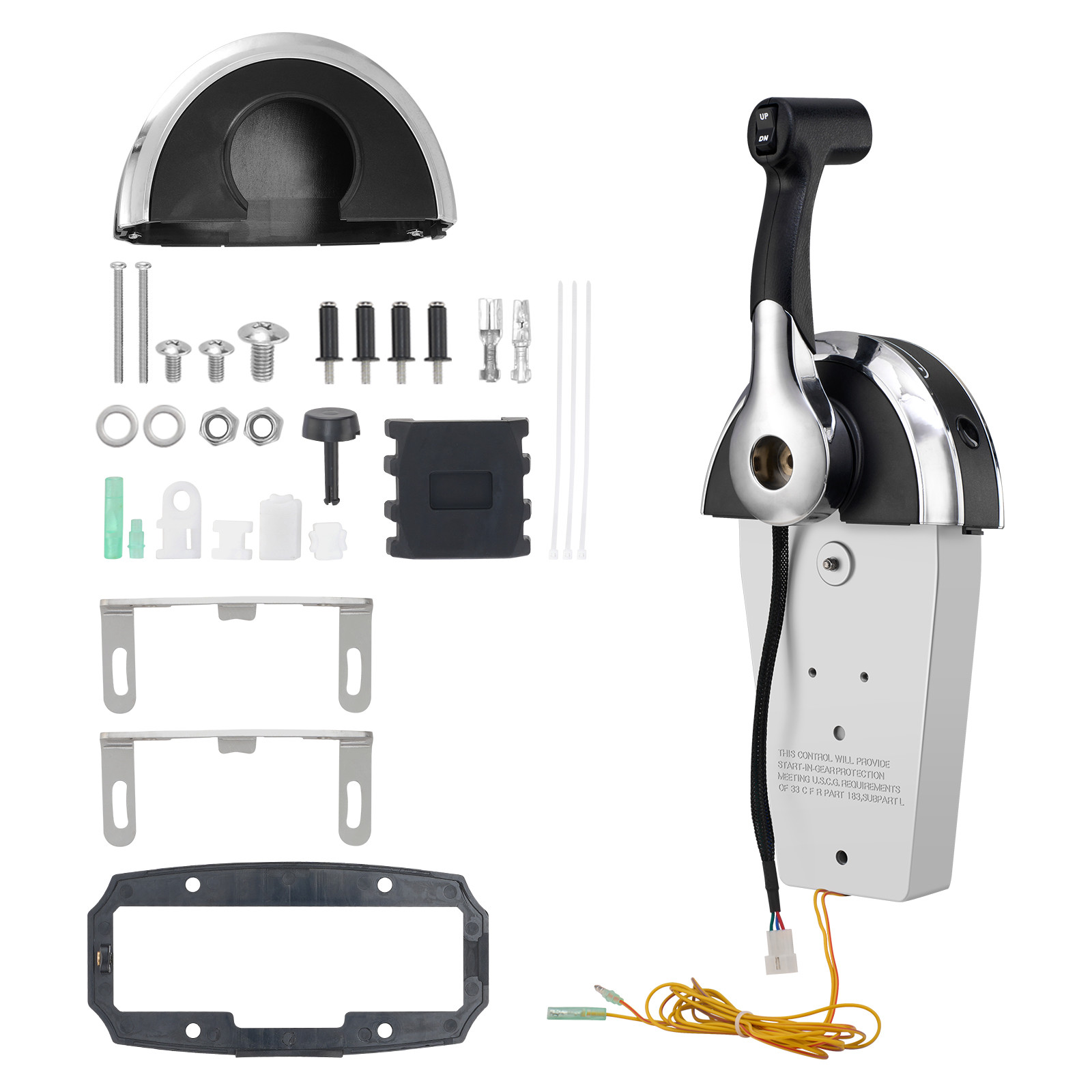 Outboard Throttle Remote Control Box 8M0059686 Top Mount for Mercury PT 2-Stroke