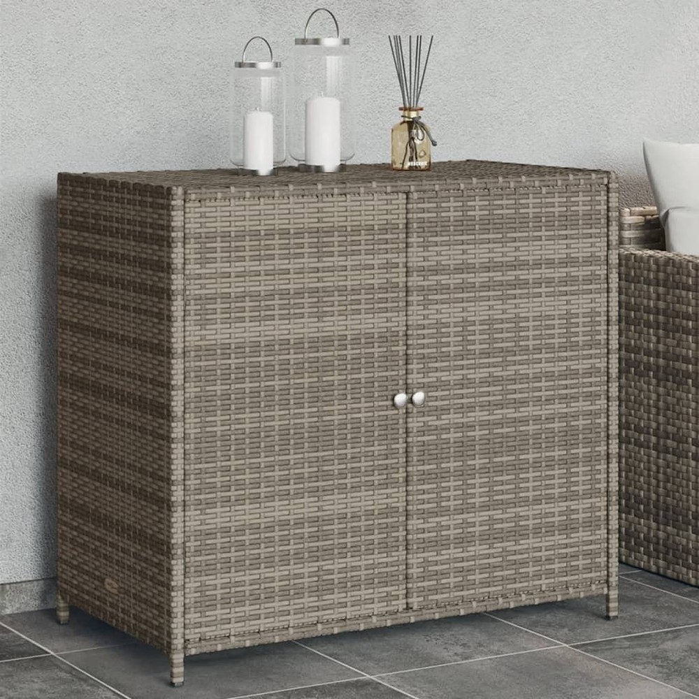 Garden Storage Cabinet Grey