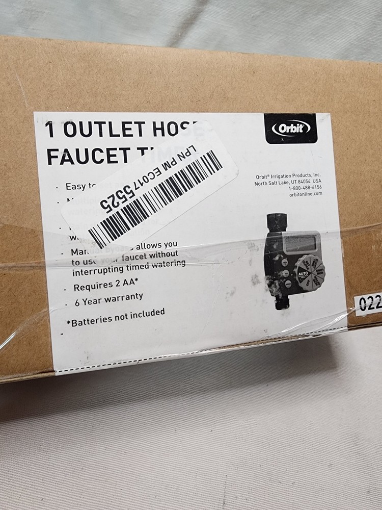 Orbit 62061Z 1-Outlet Programmable Digital Hose Watering Timer