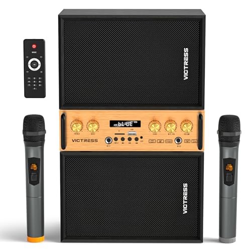 Bluetooth Audio Amplifier - UHF Wireless Microphone - 2.1 Channel - Bluetooth