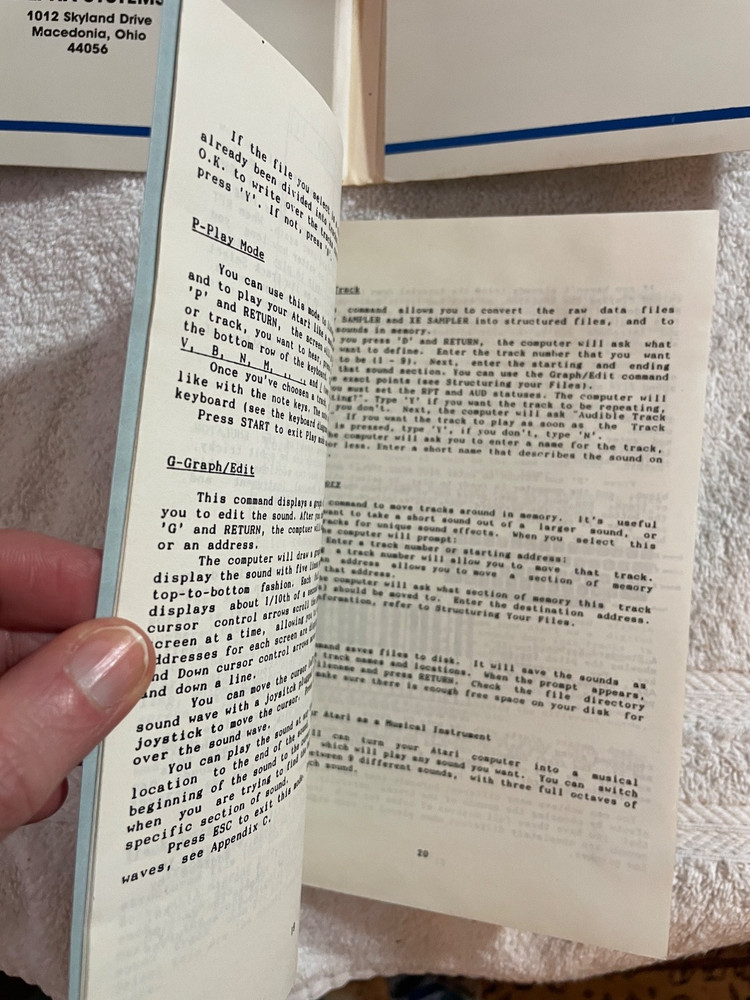 PARROT II - Atari 400/800 Computer Sound Digitizer/Recording Software w/ Sampler