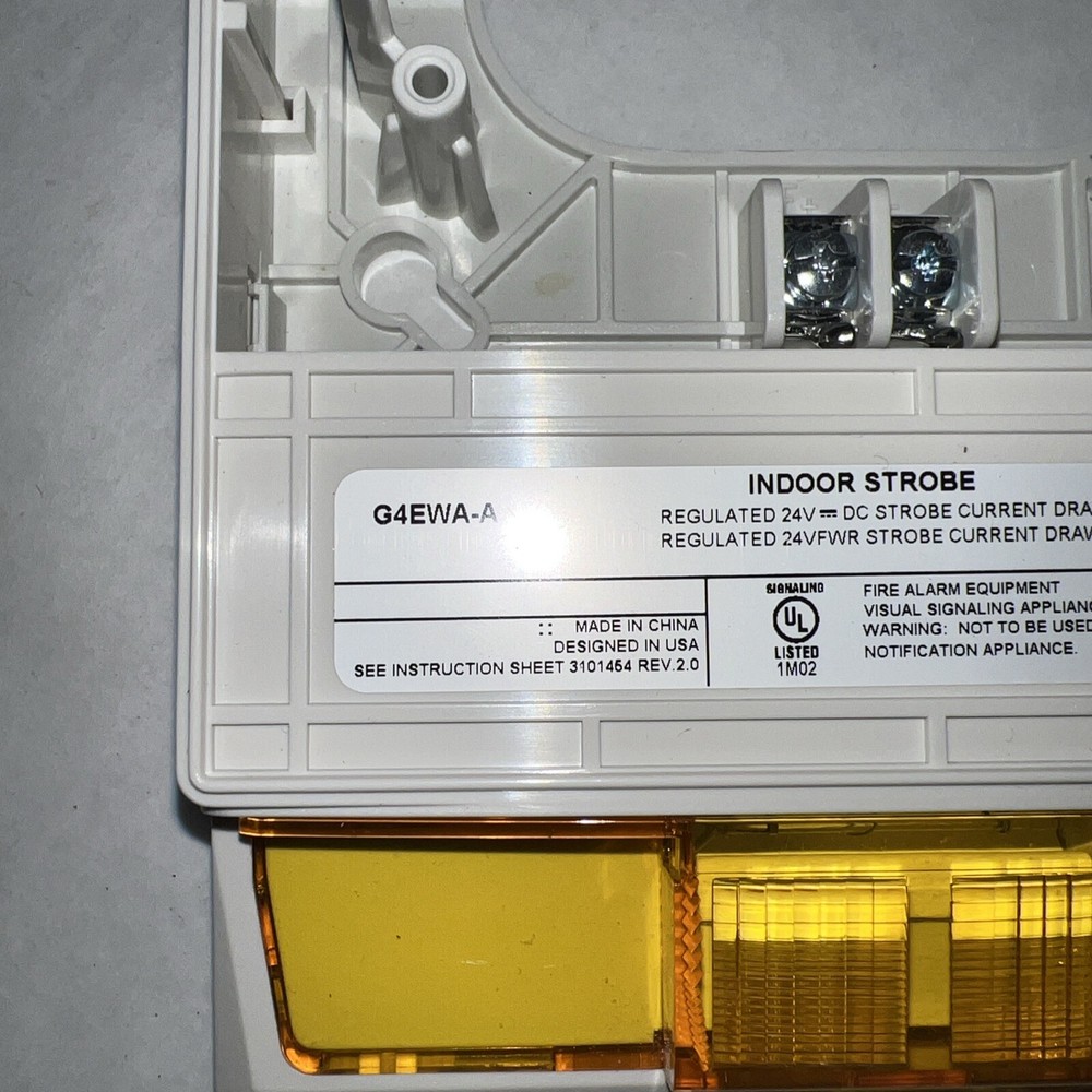 GE G4EWA-A G4EWAA STROBE 24V VDC WHITE