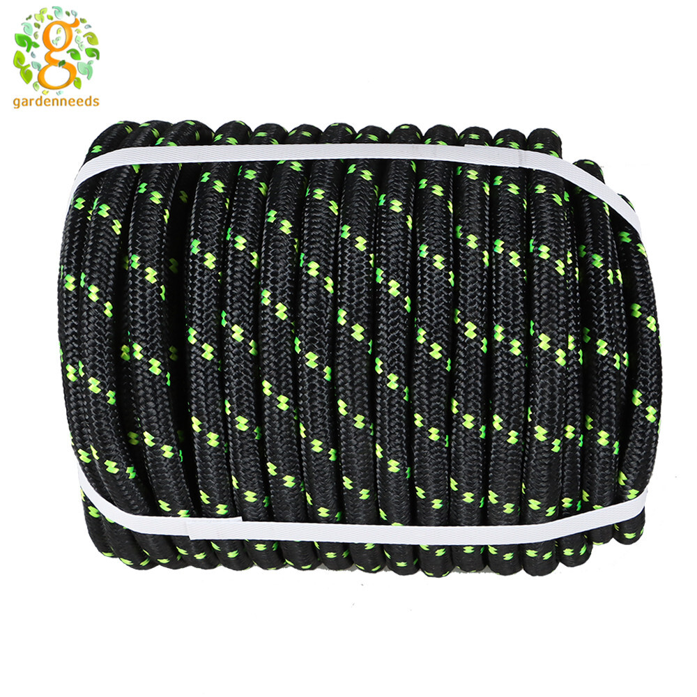 Double Braid Polyester Rope 100 FT Rigging Rope 1/2" 6180lbs Breaking Strength