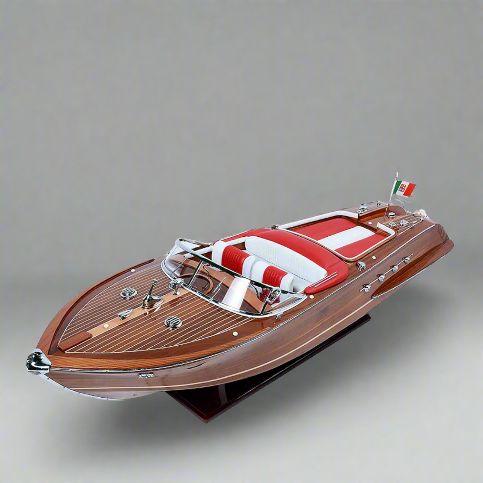 Custom Made Riva Aquarama Model Boat - Handmade Exclusive Edition 35" Speedbot