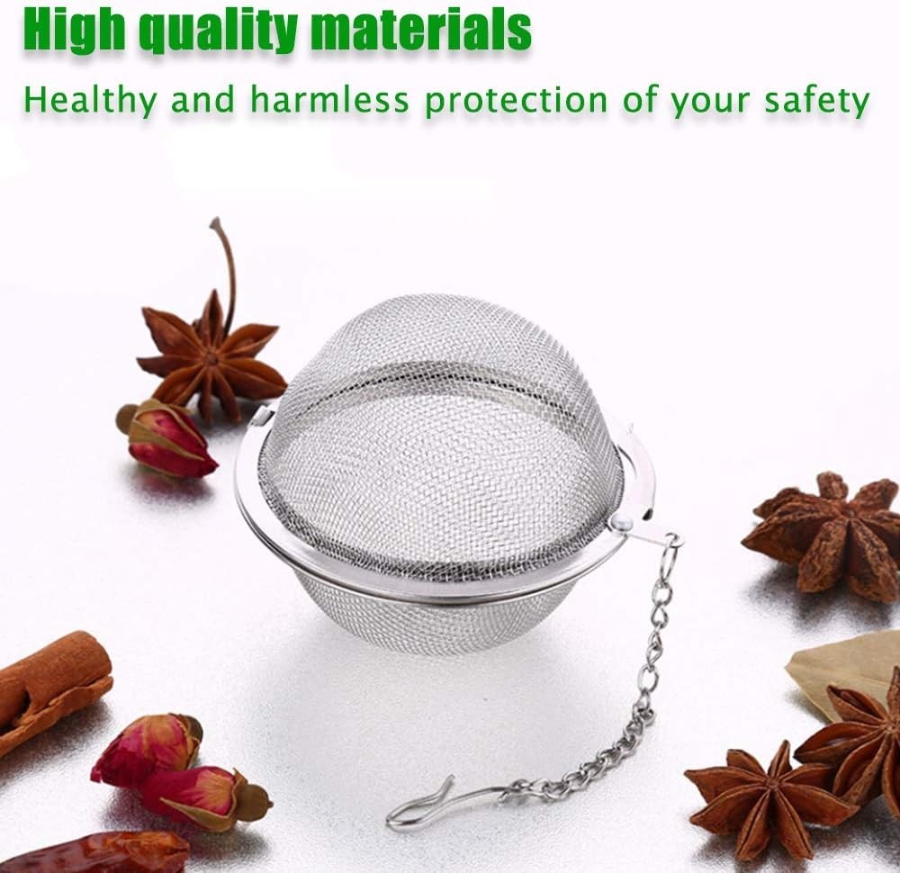 Tea Steeper, 2Pcs Mesh Tea Infuser Premium Tea Filter Tea Interval Diffuser