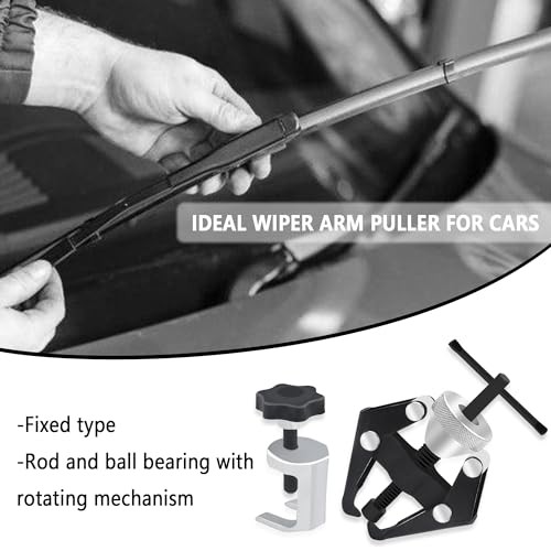 Windshield Wiper Arm Removal Tool Kit,Professional Bearing Puller & Battery