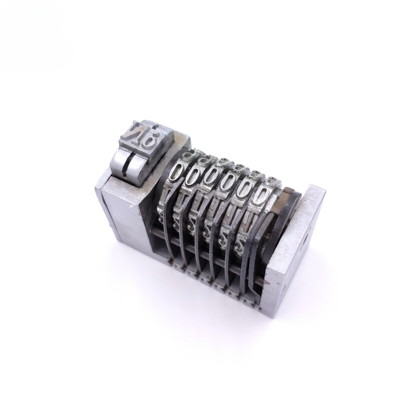 6 Digits 4x8 Backward Numbering Machine Jump 543210 with 2 Bits Sinkable Zero