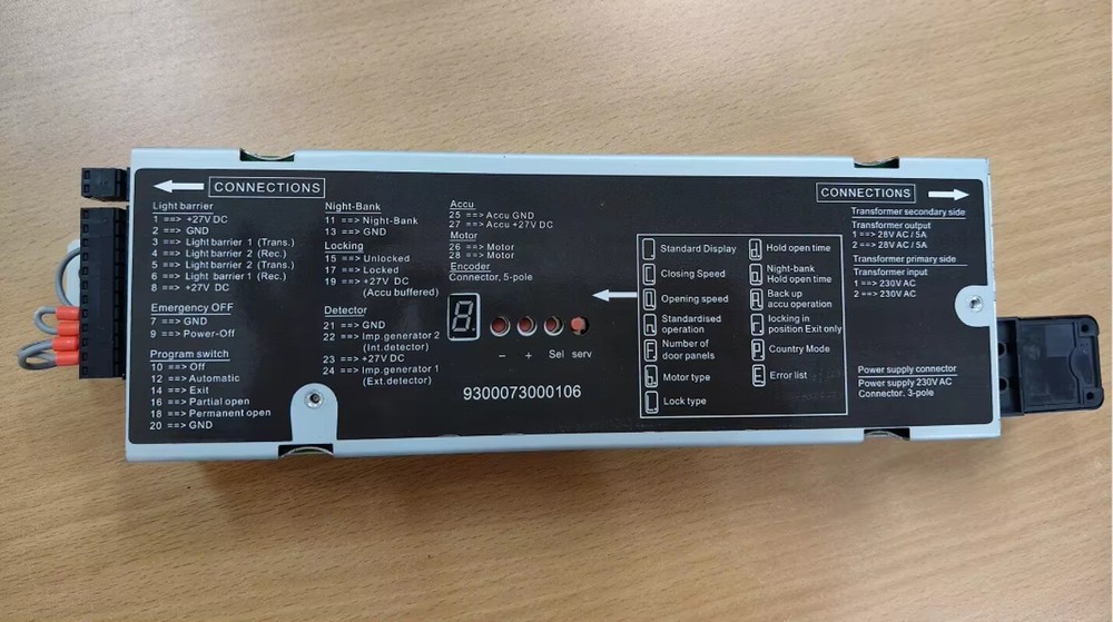 Automatic Door Control Board, Basic Module (BM) for ES200