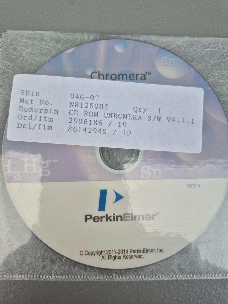 PerkinElmer N8218005 Chromera W/Software Ver 4.1.1