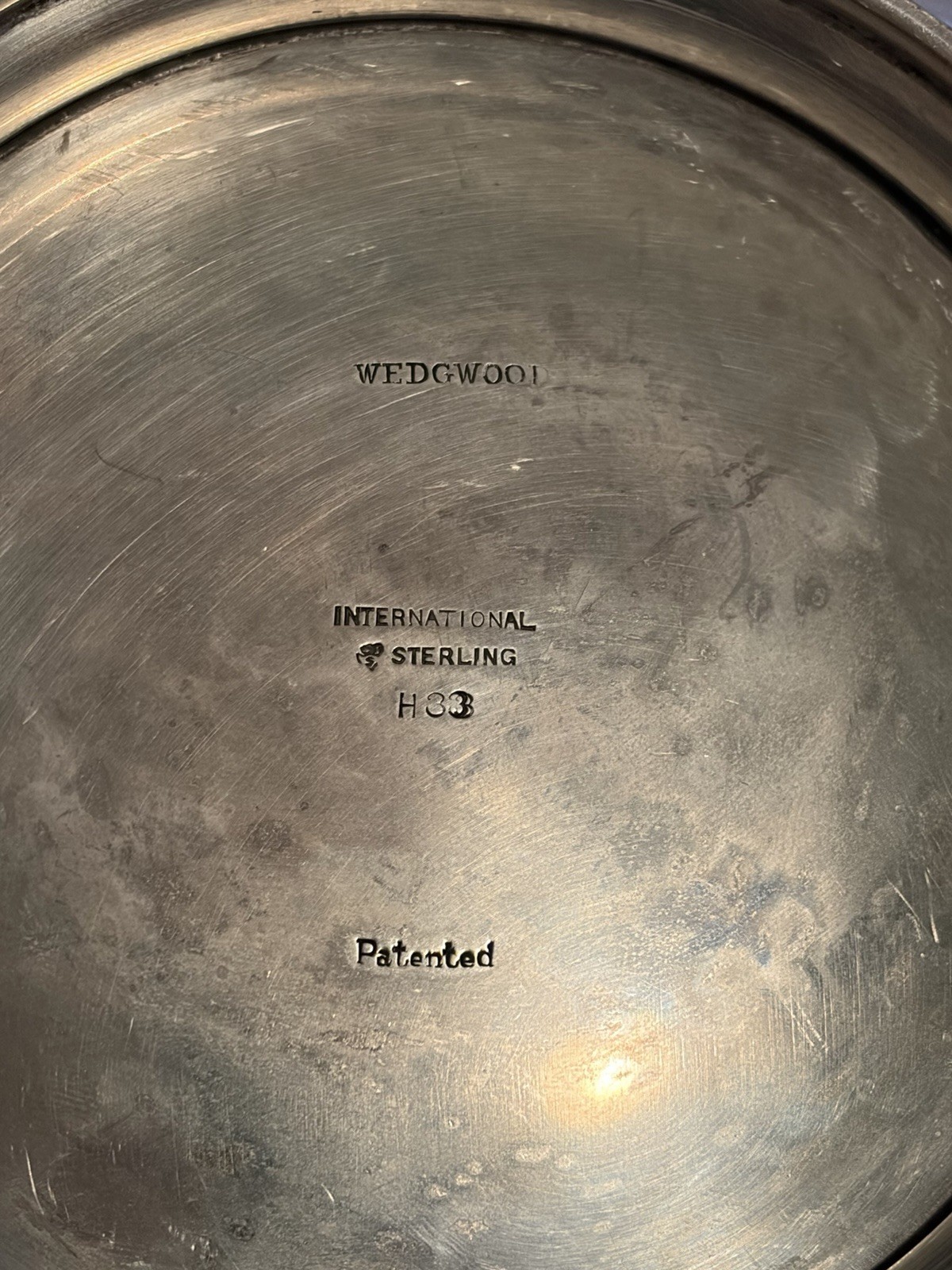 Wedgwood Sterling Silver Antique Bowl 374 Grams, 12.02 Troy Ounces Of .925