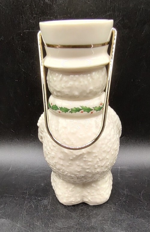 Lenox Snowman Tealight Lantern Figurine